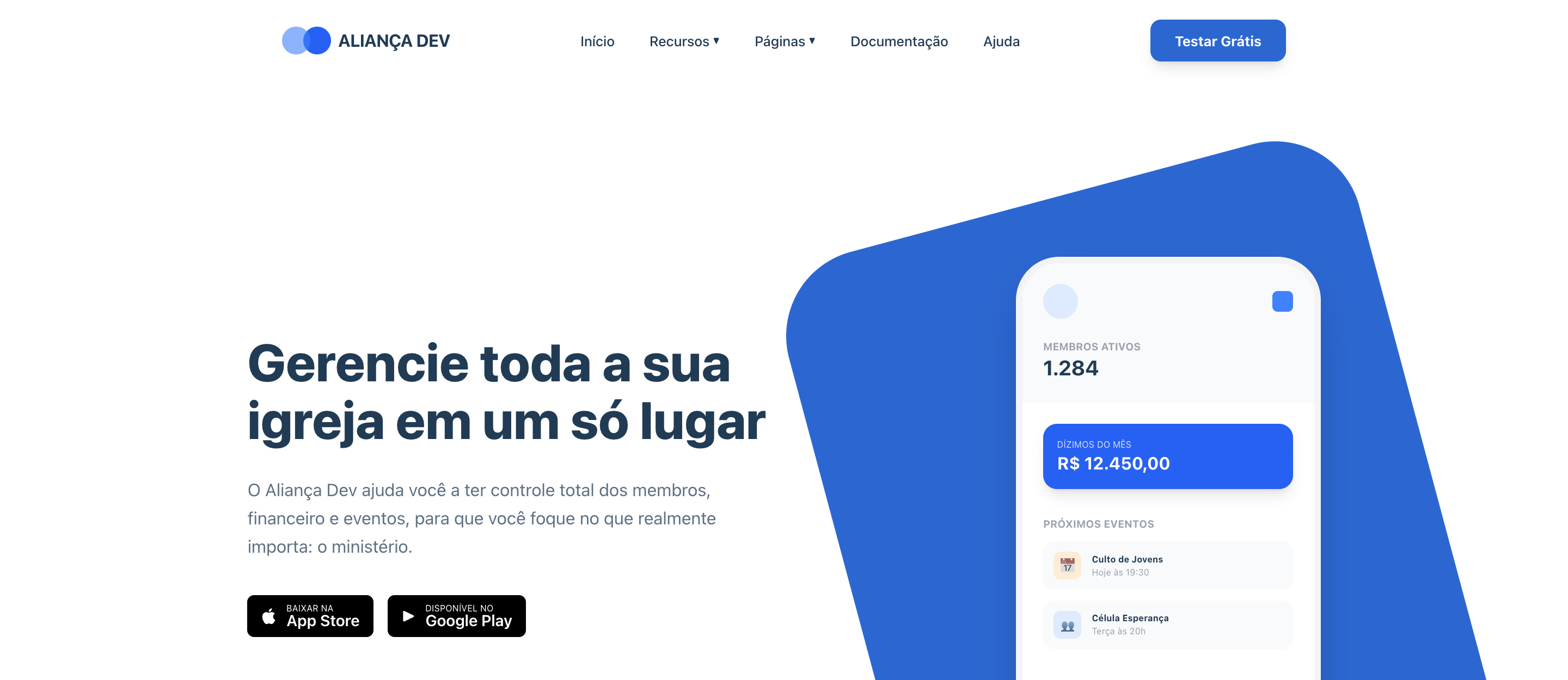 WebChurch - Plataforma para Igrejas